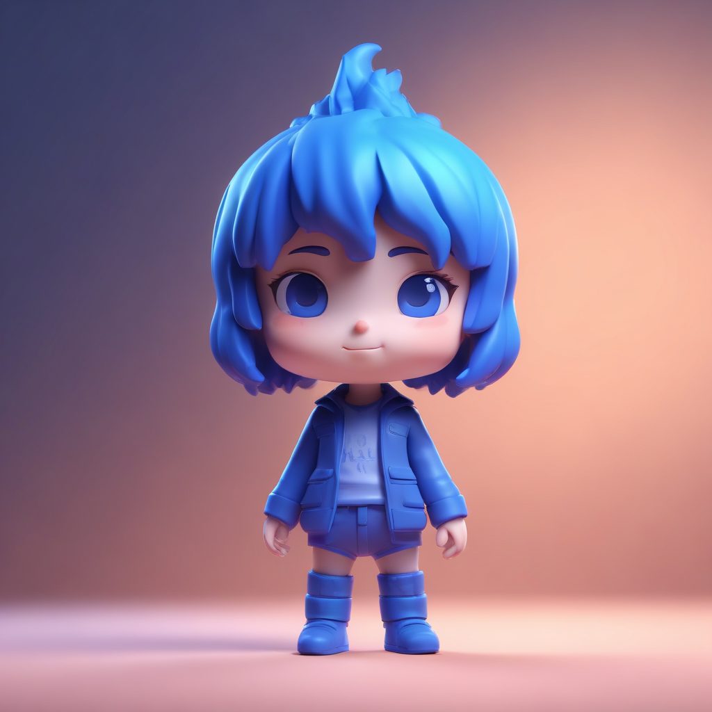 👾 Midjourney：超酷Glitched数据幽灵Q版盲盒，赛博朋克头像必备！