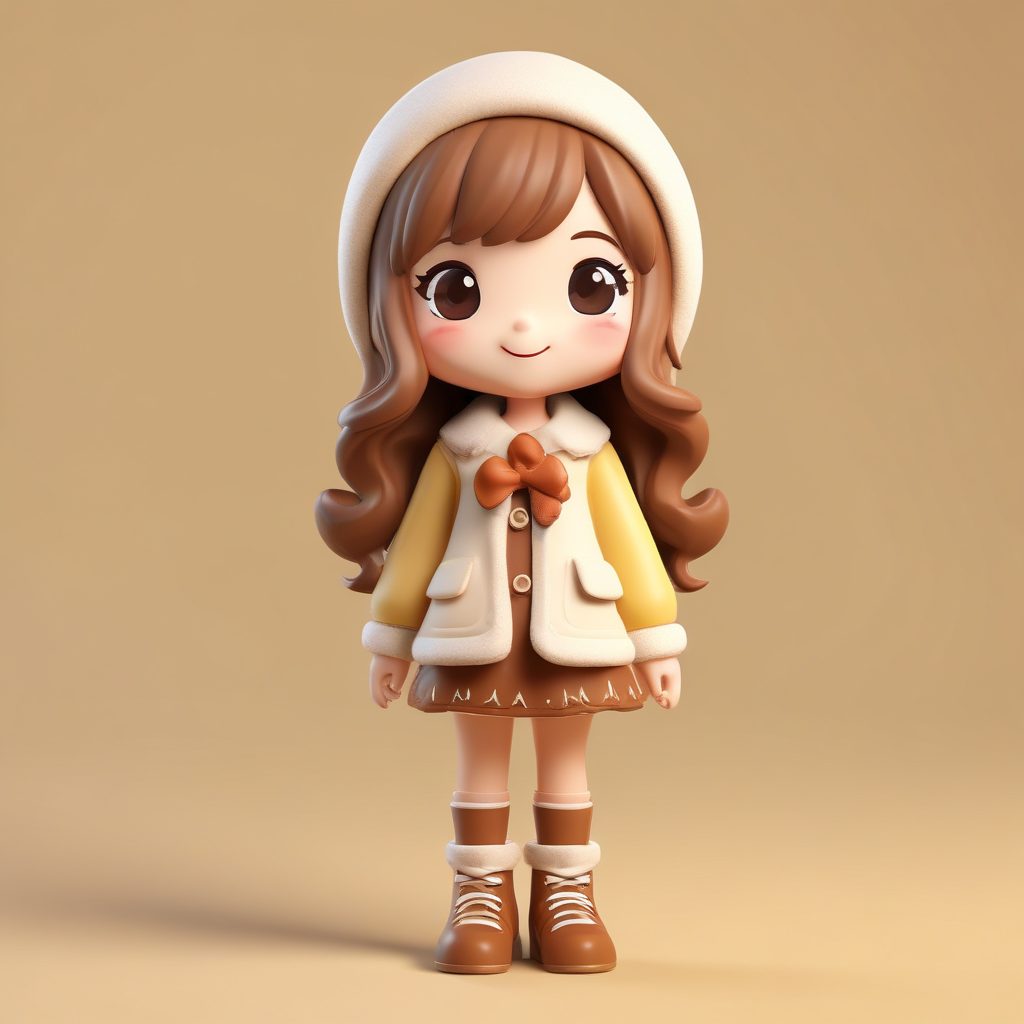SD/MJ通用：Q版粘土风姜饼人造型，可爱到想捏捏！8K高细节头像