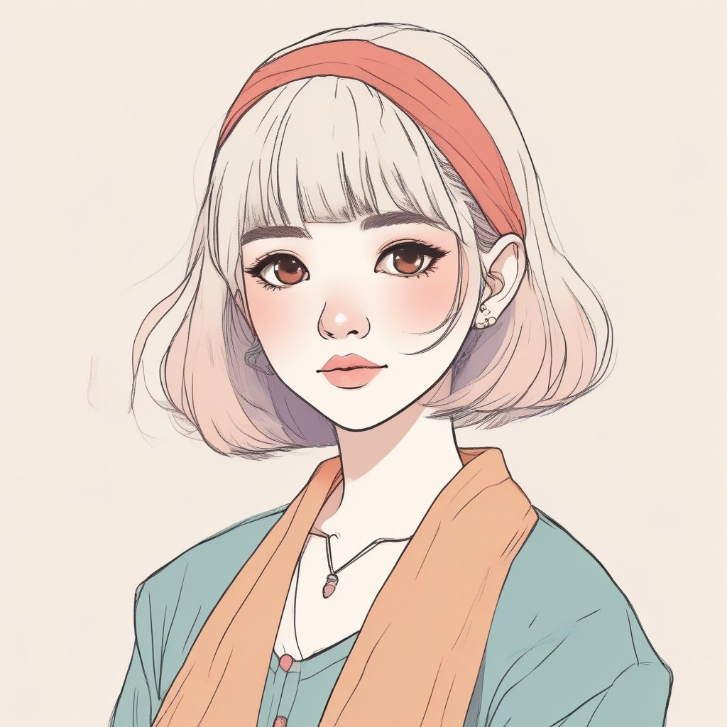 SD/MJ万能公式：异想天开的日系线条，柔和边缘，自制头像库