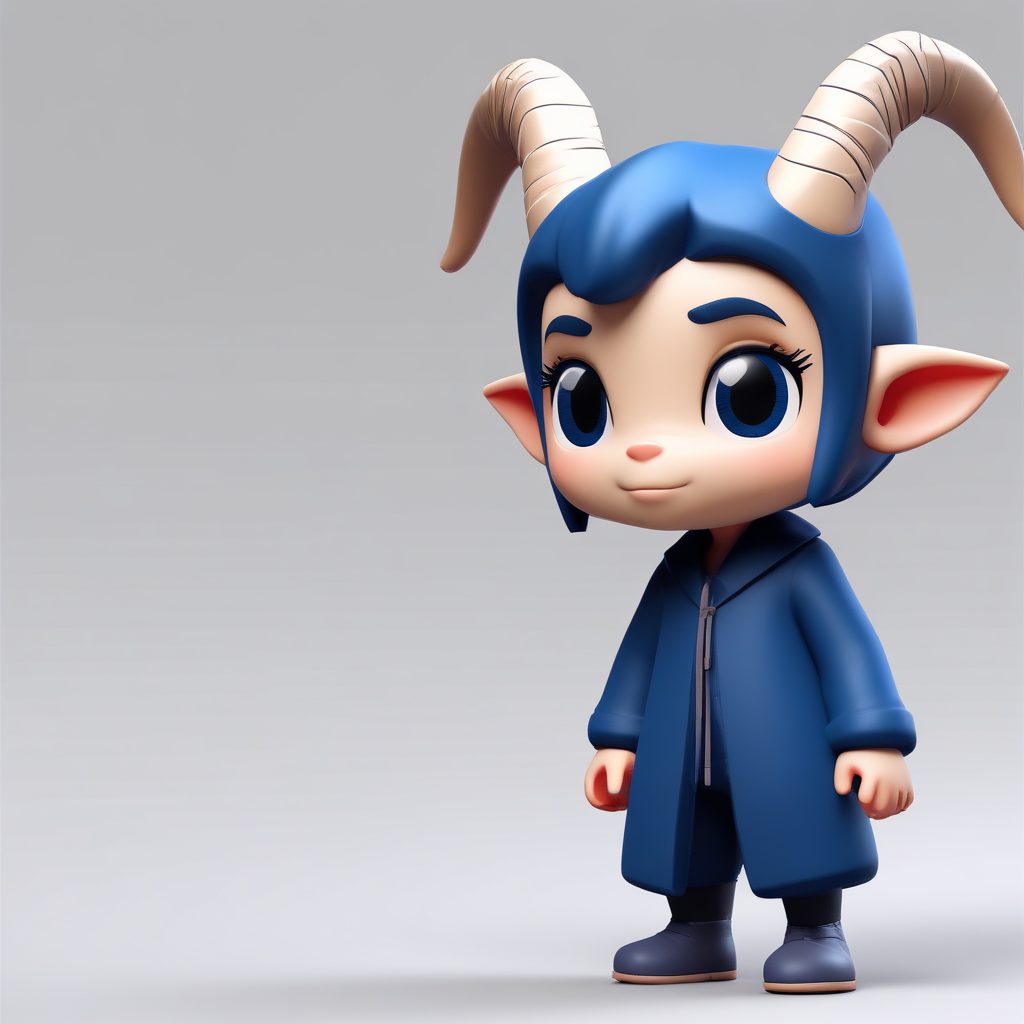 摩羯座Q版：超A职场精英盲盒！高细节C4D建模，成熟感Q版头像！