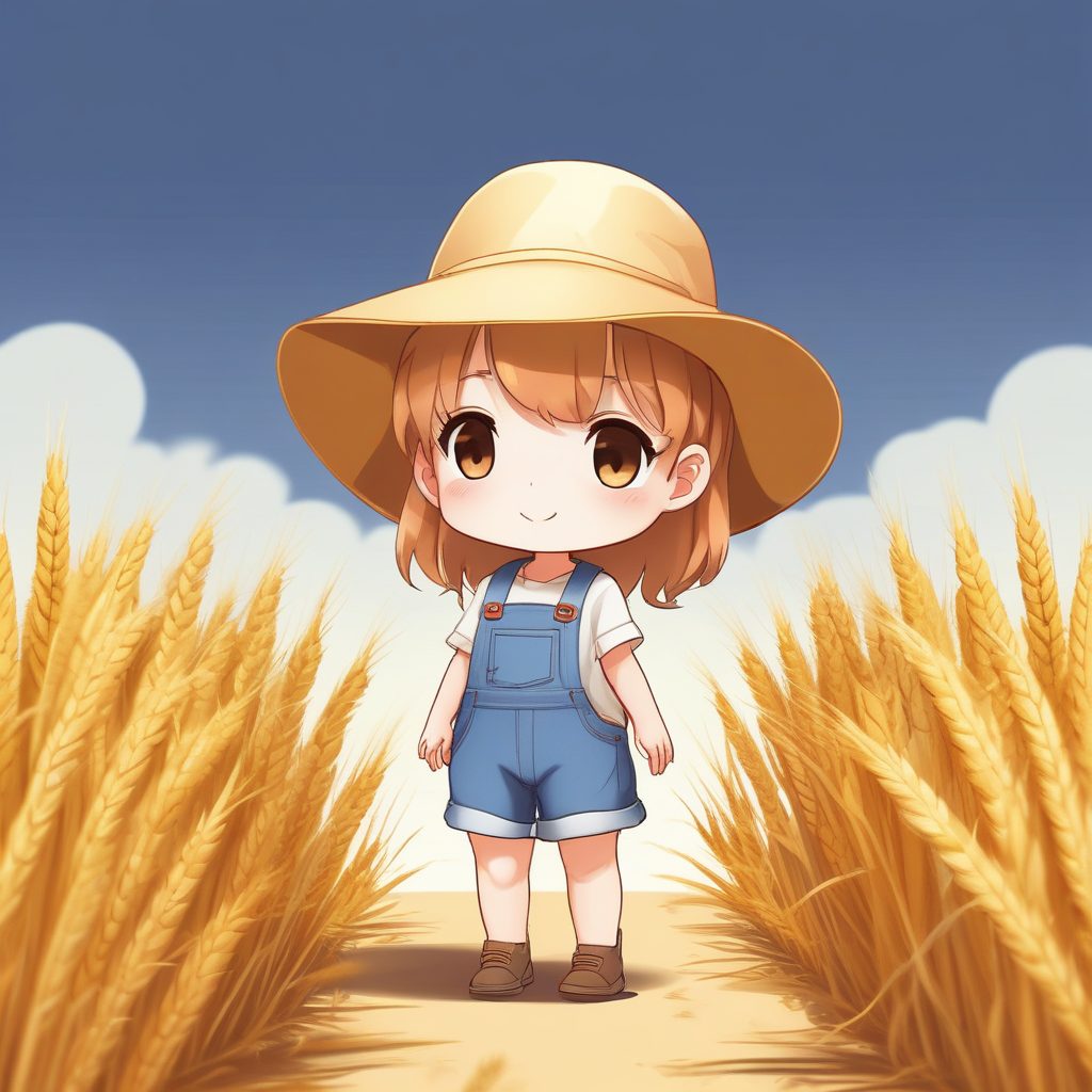 👩🌾农场小助手Q版！乡村治愈一个可爱时尚Q版动漫人物，表情动作丰富，田园风头像