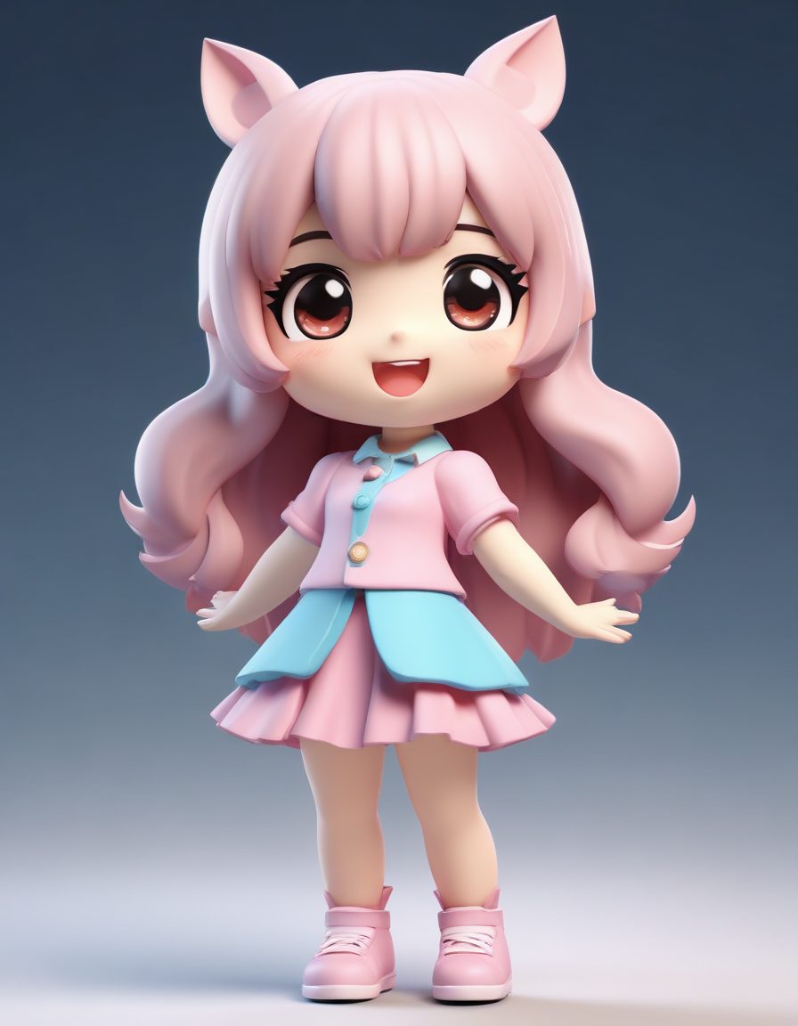 🎉派对动物:举起荧光棒的欢呼Q版