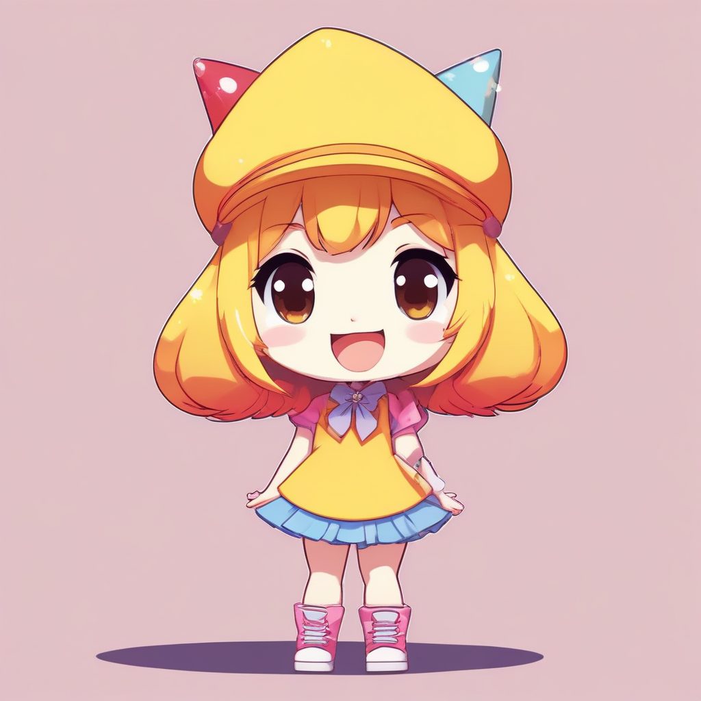 🎉派对动物Q版！生日狂欢一个可爱时尚Q版动漫人物，表情动作丰富，活力全身像