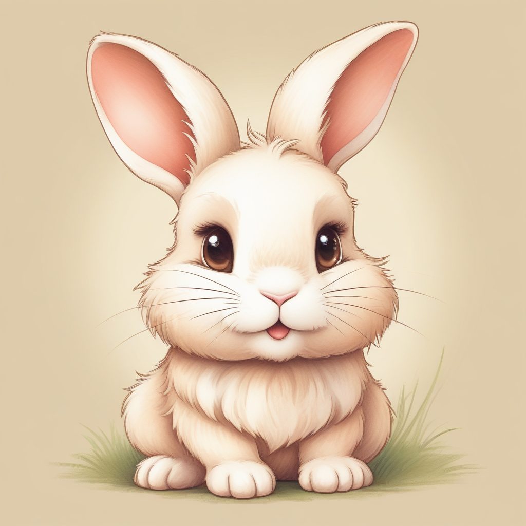 🍓Q版兔兔头像！彩色铅笔甜美风，粉嫩治愈系必收！