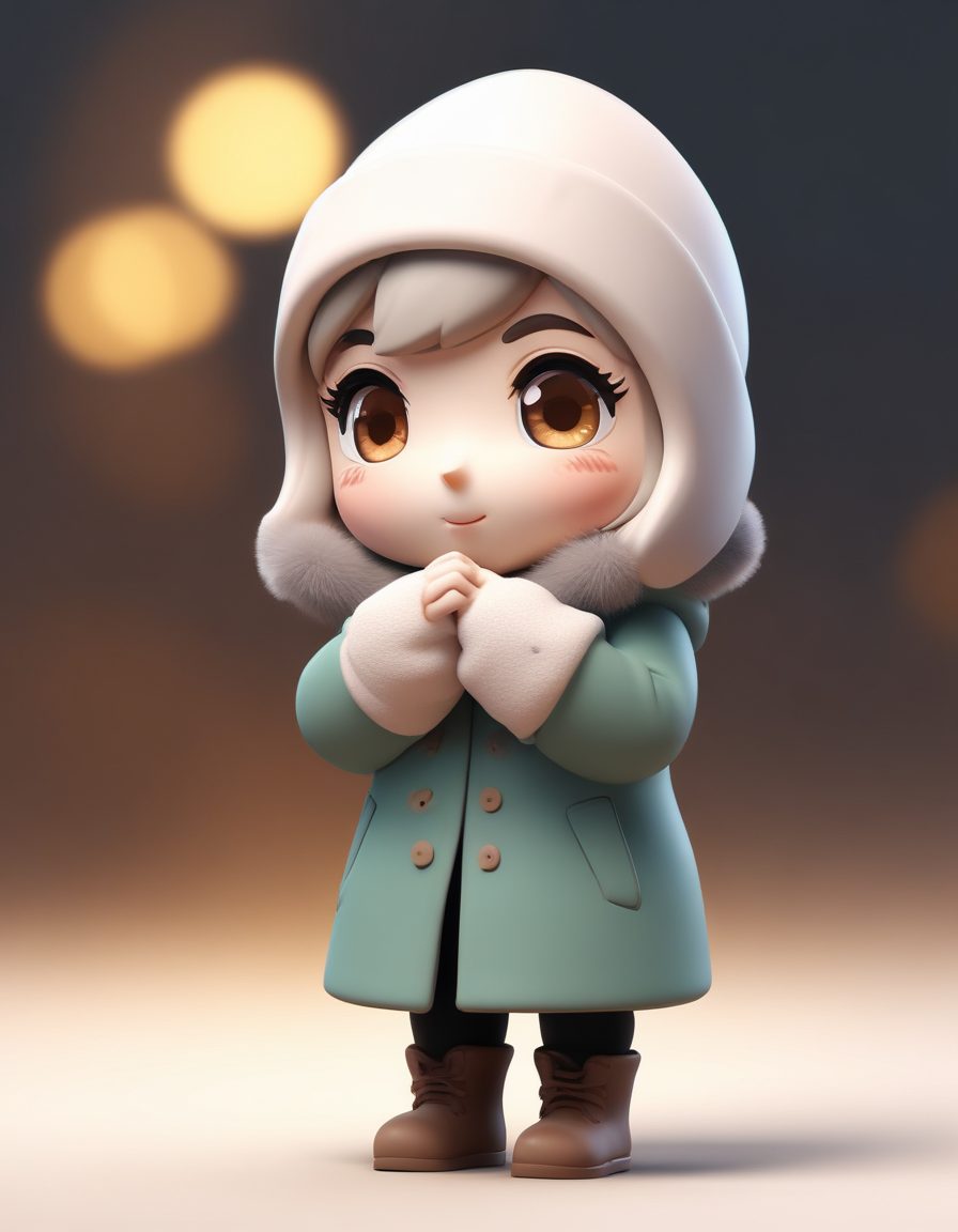 📞 悄悄话时间！用手挡嘴的神秘Q版