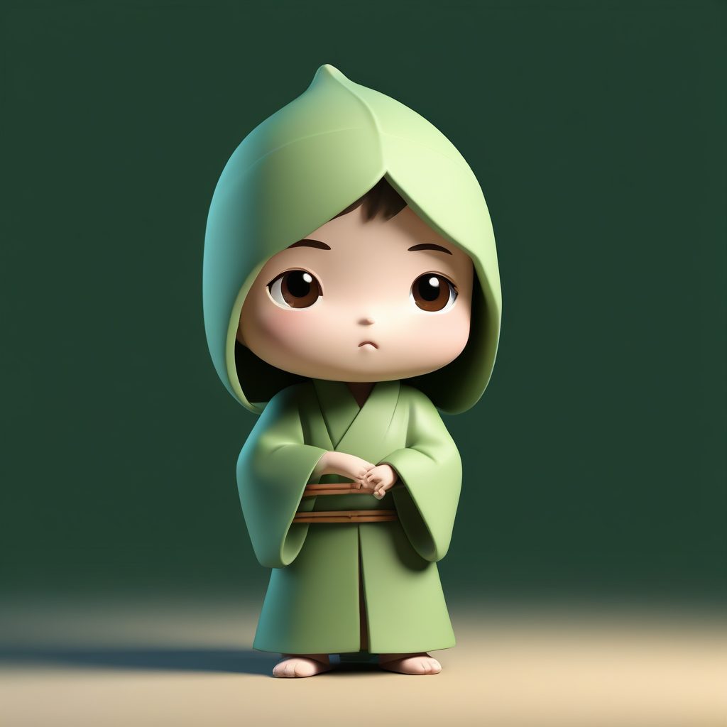 清新脱俗！【Q版古风竹林隐士】头像，绿意治愈系！