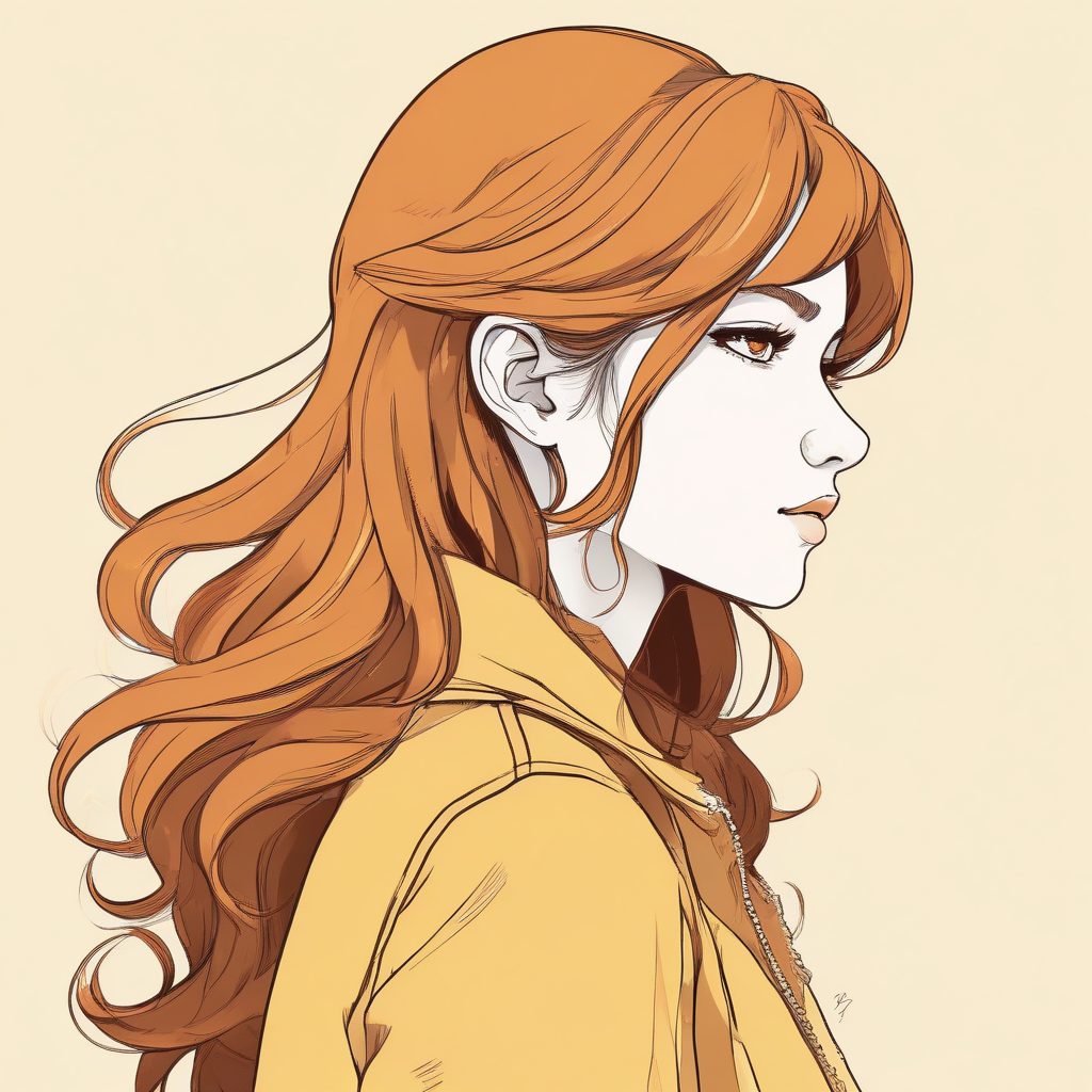 🍂 秋日温柔:焦糖色系极简风动漫,适合做情侣头像的侧颜杀