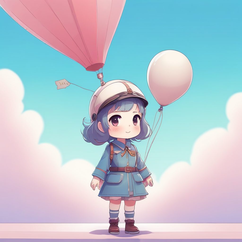 🎈热气球冒险家Q版！天空主题一个可爱时尚Q版动漫人物，表情动作丰富，梦幻治愈壁纸