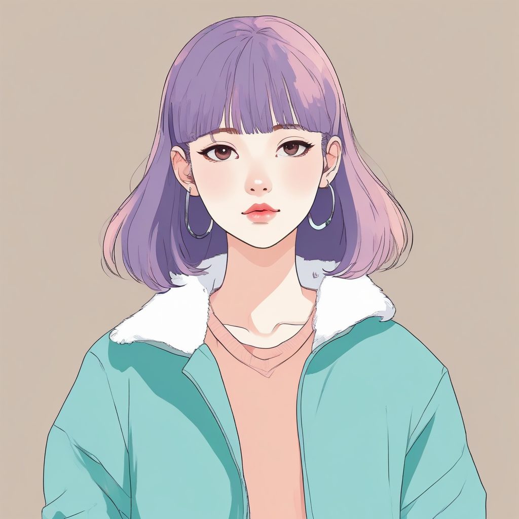 ✨日韩潮流美少女头像 | 极简动漫风格写照