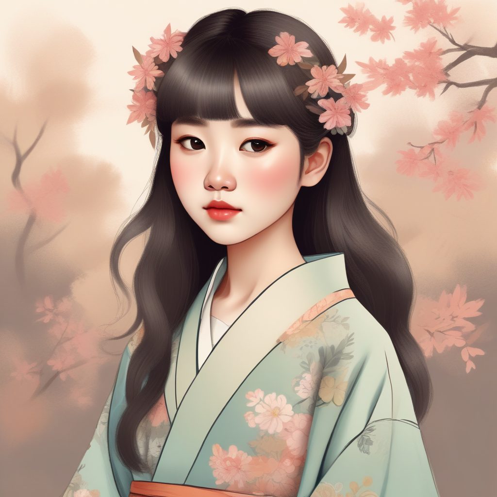 🇰🇷🔥日韩潮流时尚美少女手绘风格AI绘画提示词 | 手机壁纸、头像必备