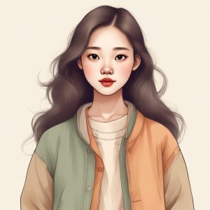 🇰🇷🔥日韩时尚少女手绘头像！手帐风插画设计感十足🎨 | 手机壁纸/社交头像推荐