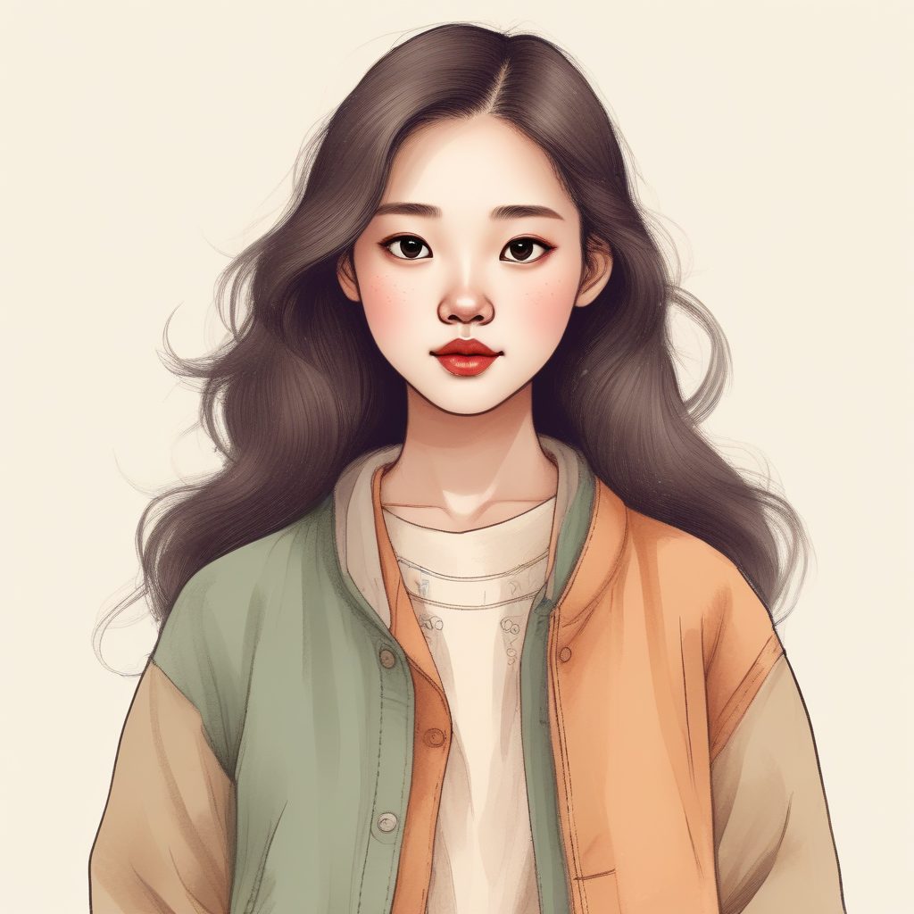 🇰🇷🔥日韩时尚少女手绘头像！手帐风插画设计感十足🎨 | 手机壁纸/社交头像推荐