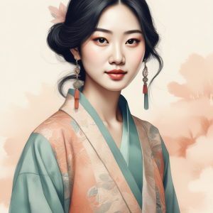 🇰🇷🔥日韩时尚少女头像AI绘画！手绘风蜡笔色纸质感✨