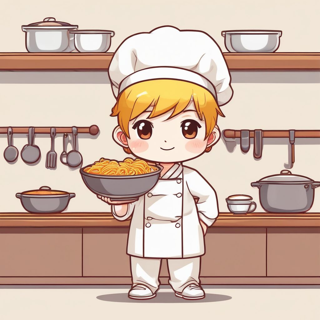 🍜日式拉面职人！Q版美食家动态头像，治愈系黄色系配色