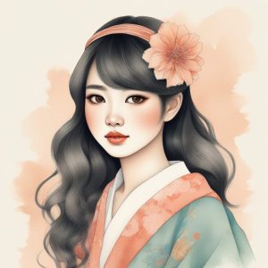 🍓日系潮流美少女手绘头像！软萌又有故事感的纸质感插画风🔥