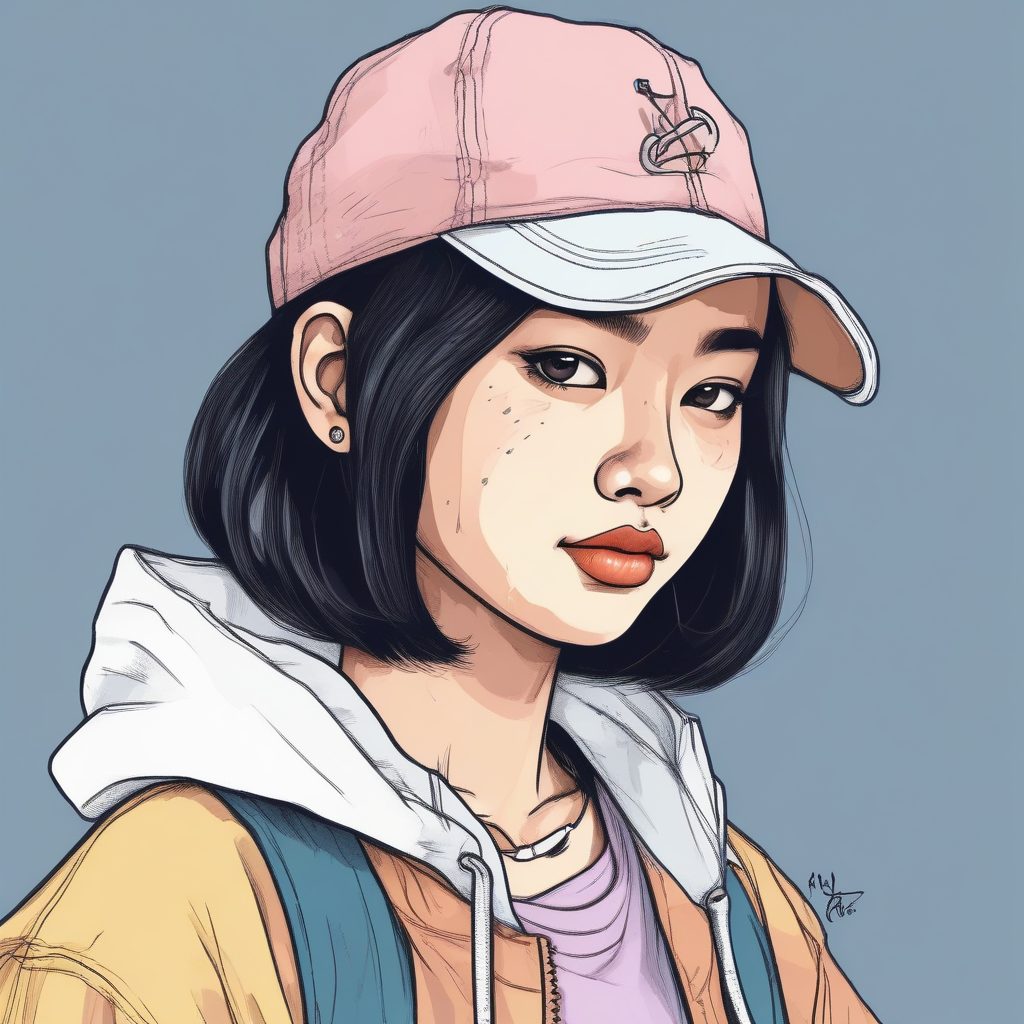 🔥日系潮流美少女头像生成！手绘插画风格AI绘画提示词合集✨