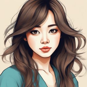 🔥日系潮流美少女头像 | 手绘插画风格 | 蜡笔色纸感✨