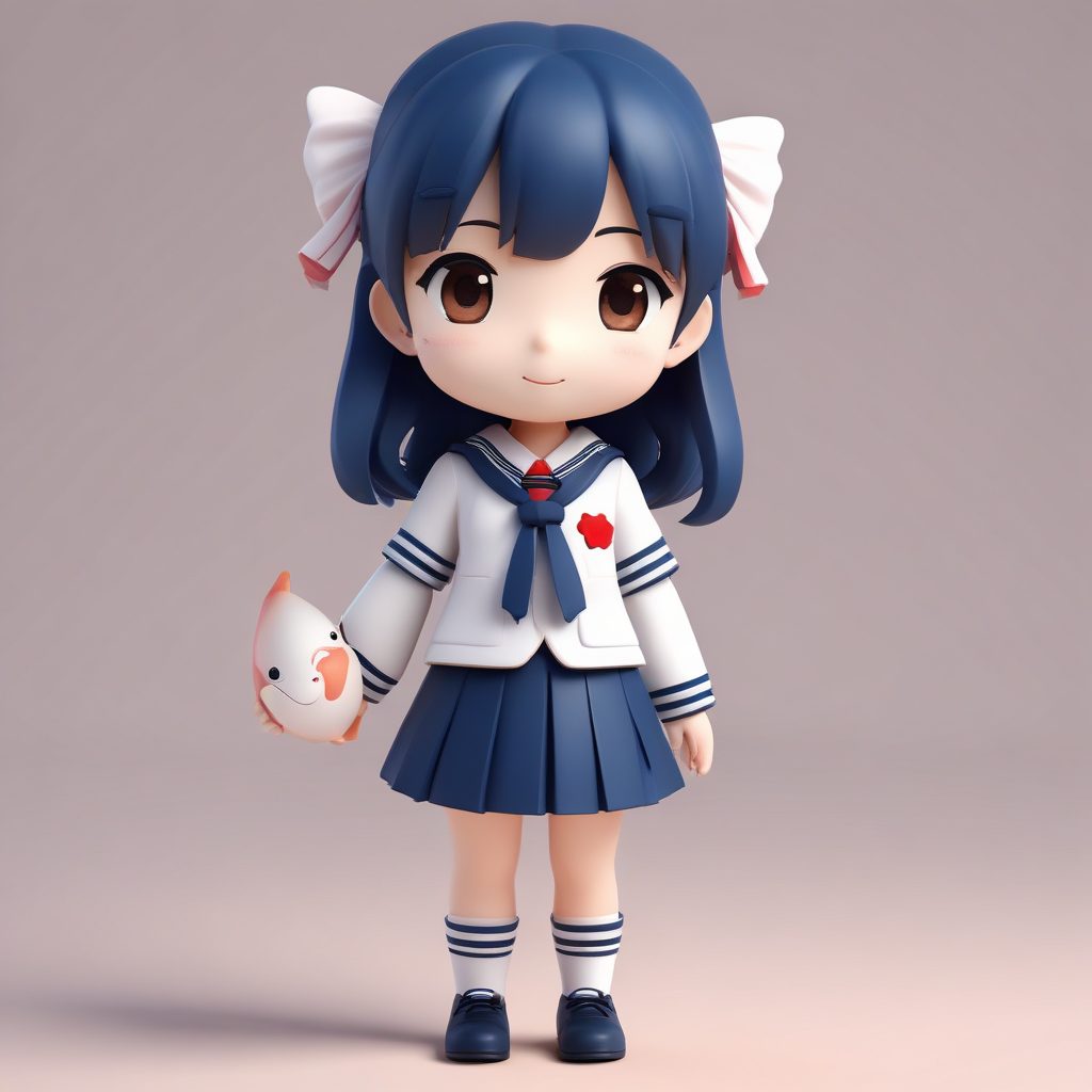 🎣日系JK制服女孩！超萌水手服Q版盲盒手办，适合做情侣头像！