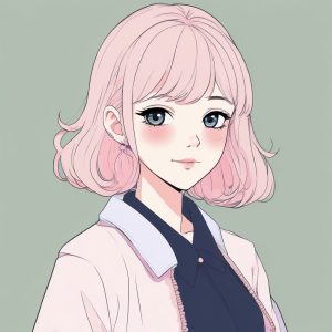 🔥日系时尚美少女头像生成：极简 Anime 清新风单人照