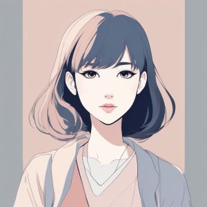 ✨日系时尚美少女头像生成：极简 Anime 清新风portrait | 灵感爆棚