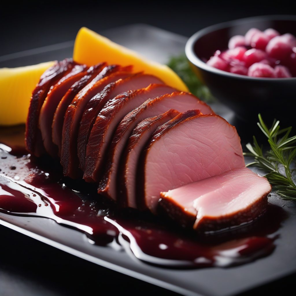 如何用AI生成令人垂涎的烟熏鸭胸：美食蒸汽感与高清光泽秘诀