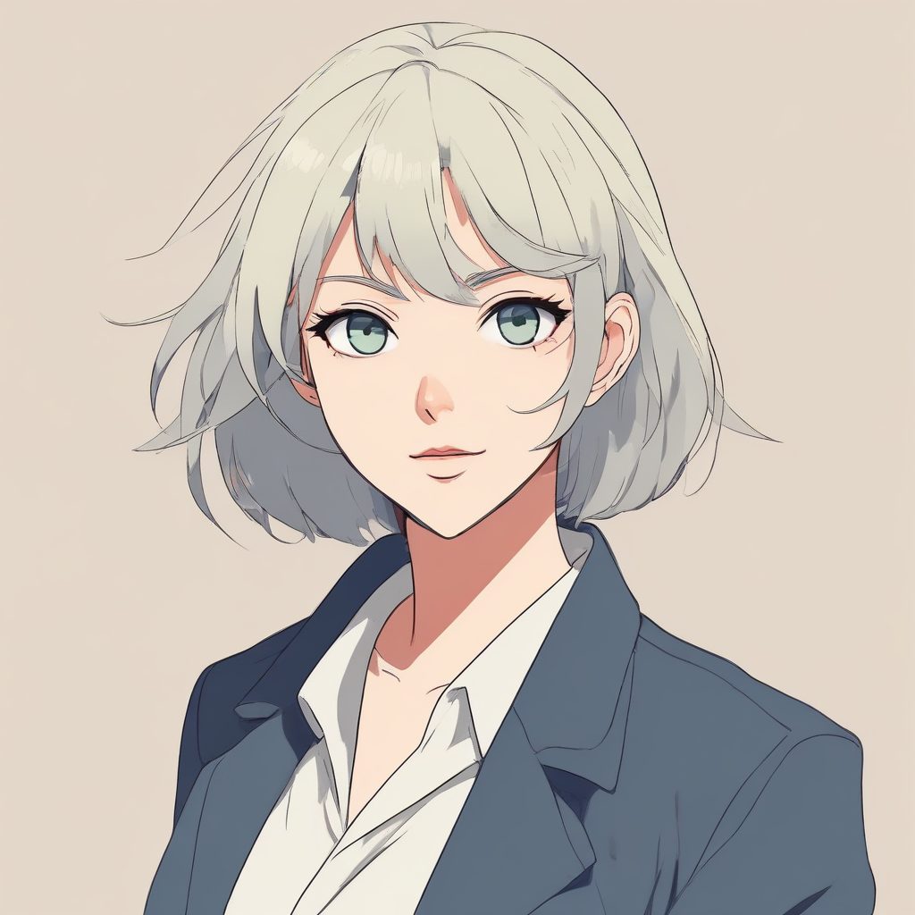 SD提示词分享：日系插画风极简主义女孩，莫兰迪色纯净壁纸生成