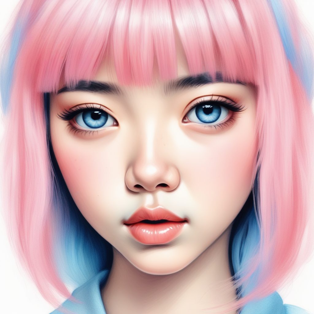 极简软萌风头像制作:如何用AI模拟彩色铅笔的细腻笔触?