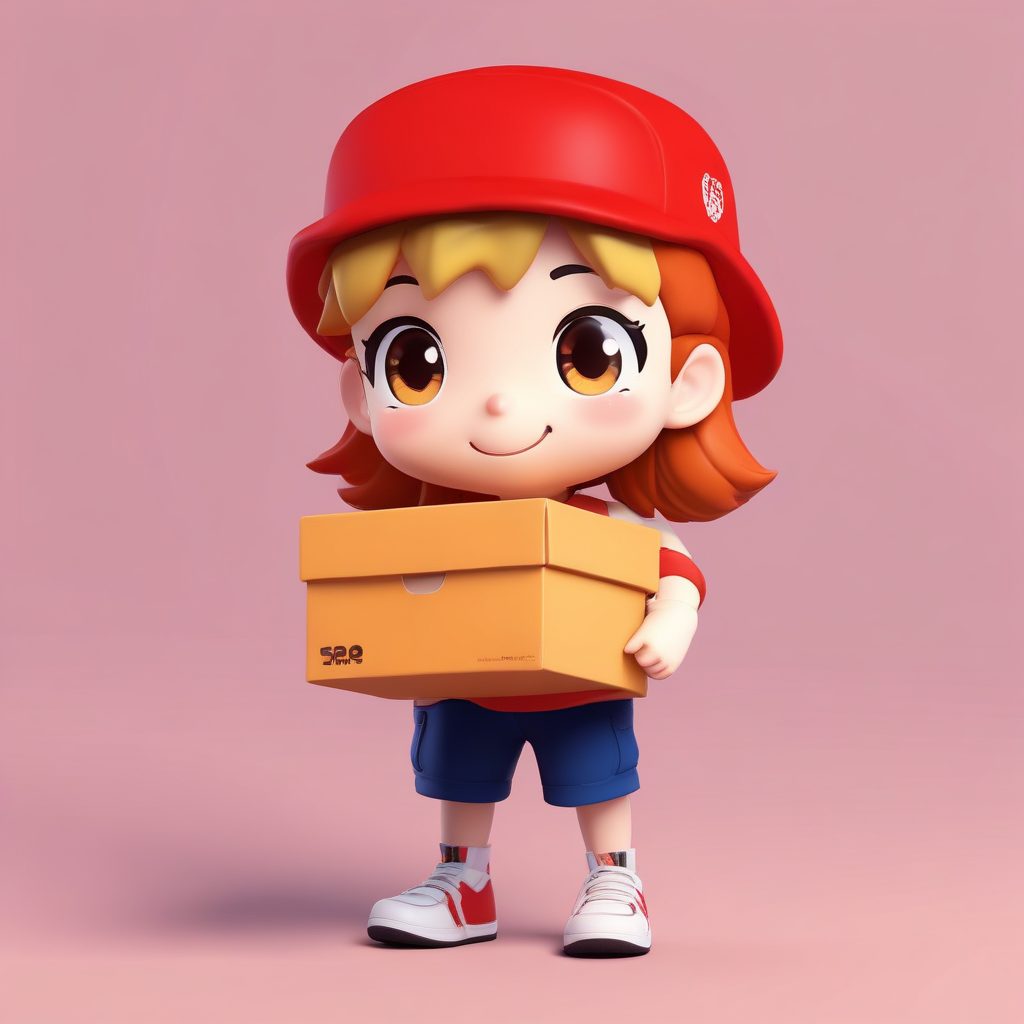 🍕披萨外卖员Q版！元气美食一个可爱时尚Q版动漫人物，表情动作丰富，日常治愈头像