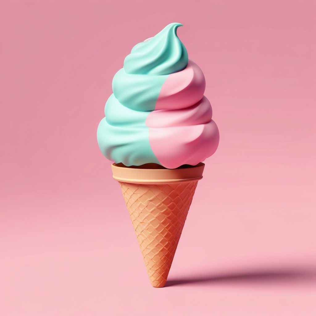 🍦夏日冰淇淋配色！超甜美Q版人物，适合做情侣头像！