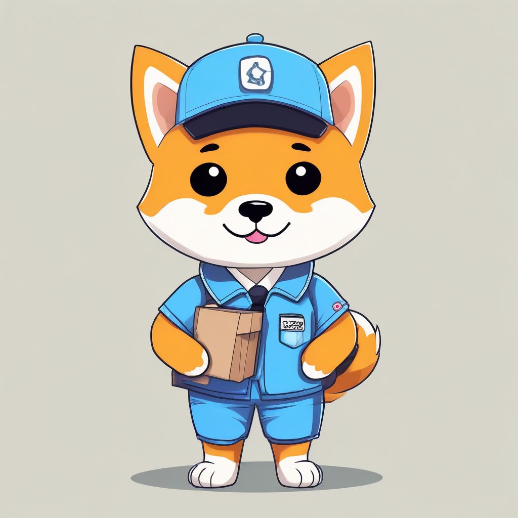 🐕柴犬快递员！Q版萌宠职业人设，高细节治愈系AI素材
