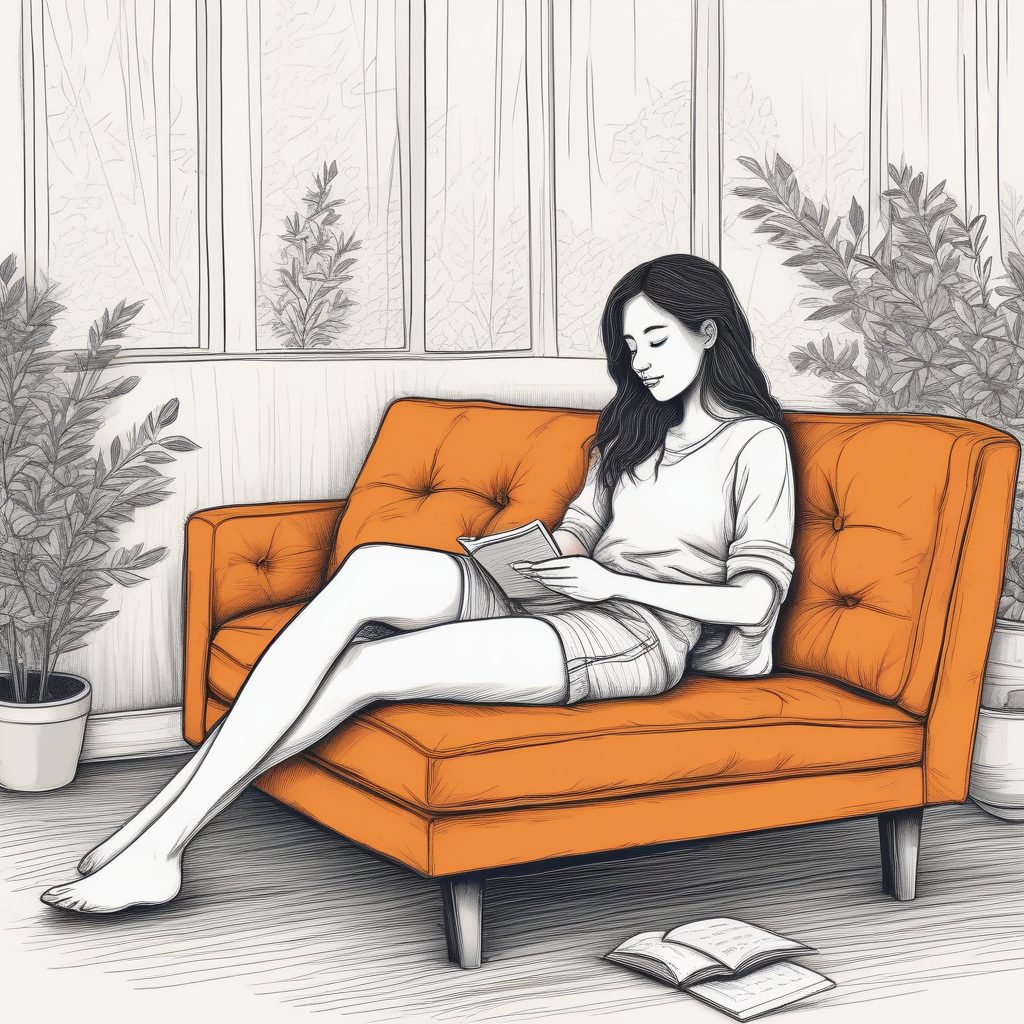 🛋️慵懒居家日常手绘插画！氛围感拉满的治愈系壁纸！