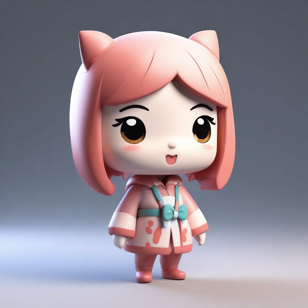 超萌Q版小达人！表情动作丰富，纯色背景C4D渲染头像制作神器