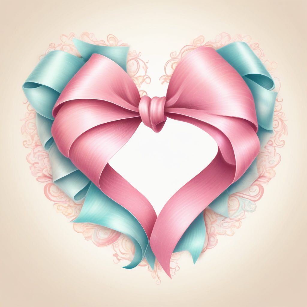 🎀少女心爆棚！治愈系蝴蝶结手绘，奶油粉彩色头像背景！