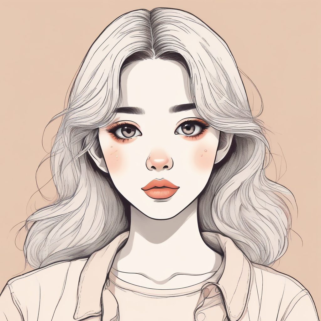 神仙配色！粉彩色调童话风少女头像，纸张纹理治愈系插画秘籍