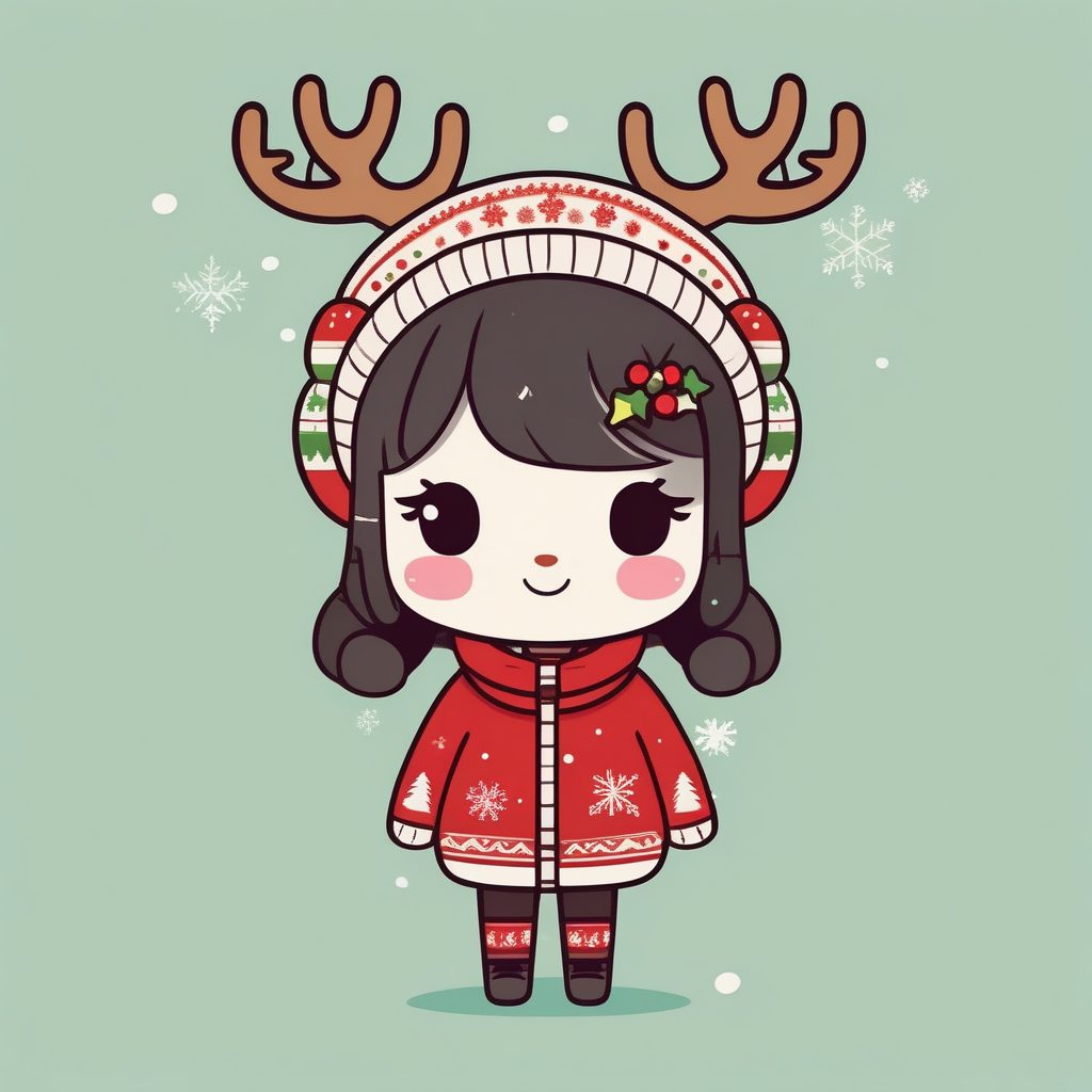 圣诞节日气氛：Q版丑陋毛衣（Ugly Sweater）全身像生成