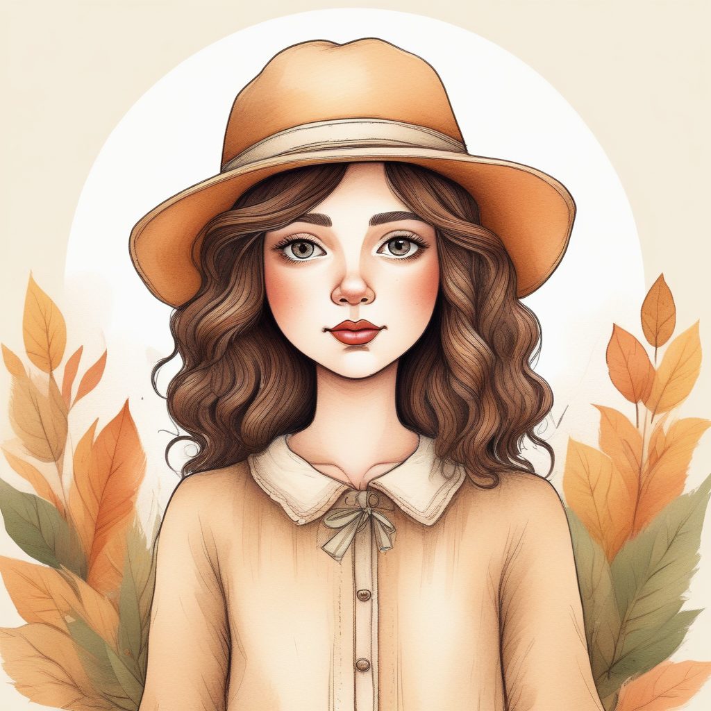 🎨 手绘风格头像 | 温暖治愈系纸感插画设计🔥