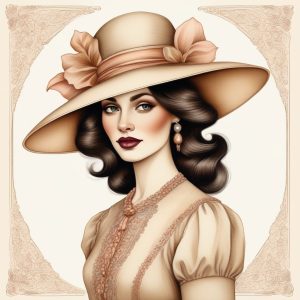 ✨手绘时尚人物头像生成！彩铅风格Pastel配色故事书风人像AI绘画提示词