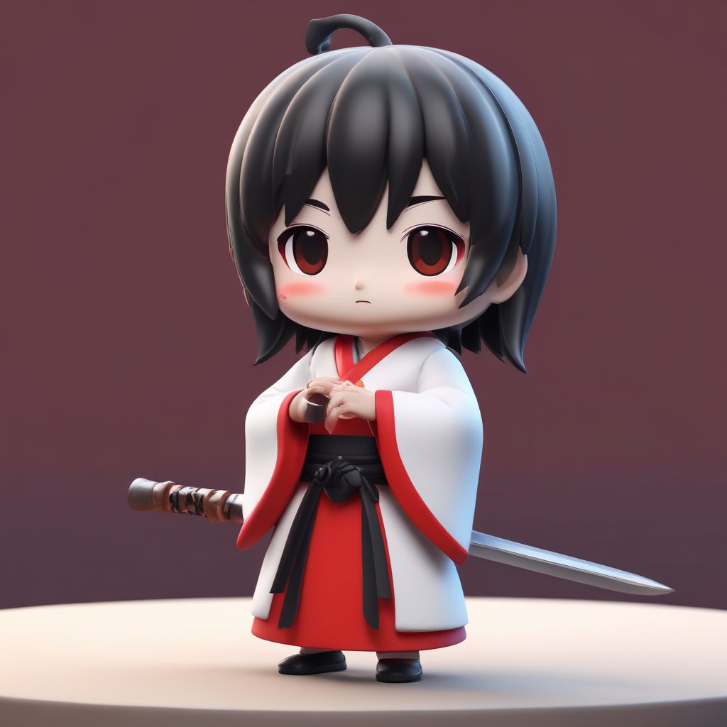 帅炸！盲盒风【Q版古风侠客头像】黏土质感3D渲染，换个头像做最酷的崽！