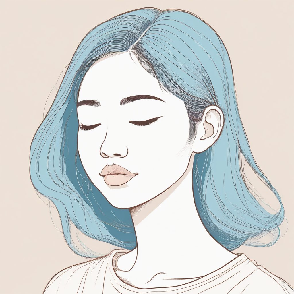 💤睡不醒的慵懒美学：日系极简线稿头像，氛围感拉满，治愈系博主必备