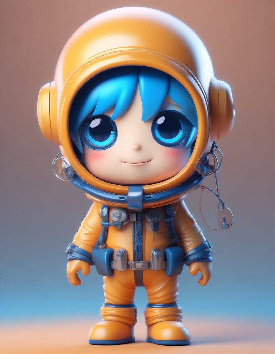 🐠水下生物Q版！深海潜水员黏土全身像，动态漂浮姿势，太适合夏天了！