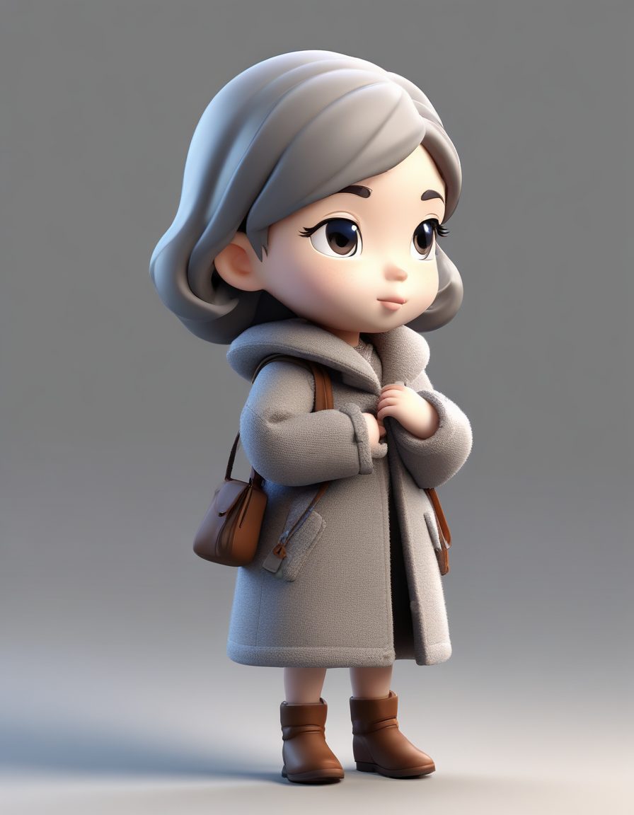 💭 思考ing… 托腮沉思的文艺Q版女孩