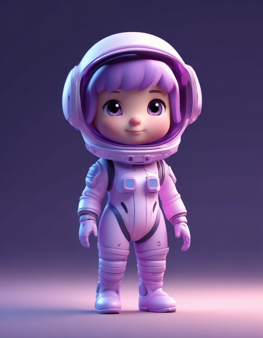 🚀太空漫游！超Q宇航员Chibi，粘土材质高细节头像生成教程