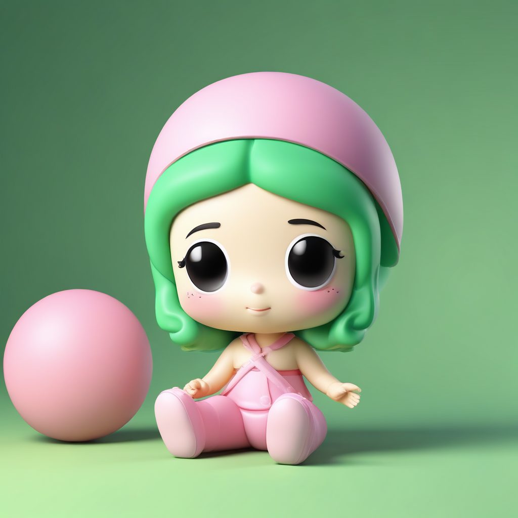 ⚖️天秤座Q版：配色高级的盲盒手办！C4D光影美学，轻松出图！