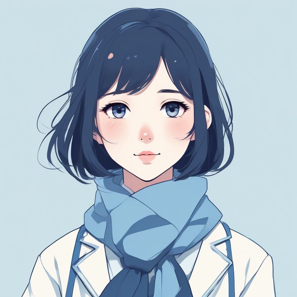 🎀甜美系!日系学生制服+冬装改造线稿图,学院风壁纸素材