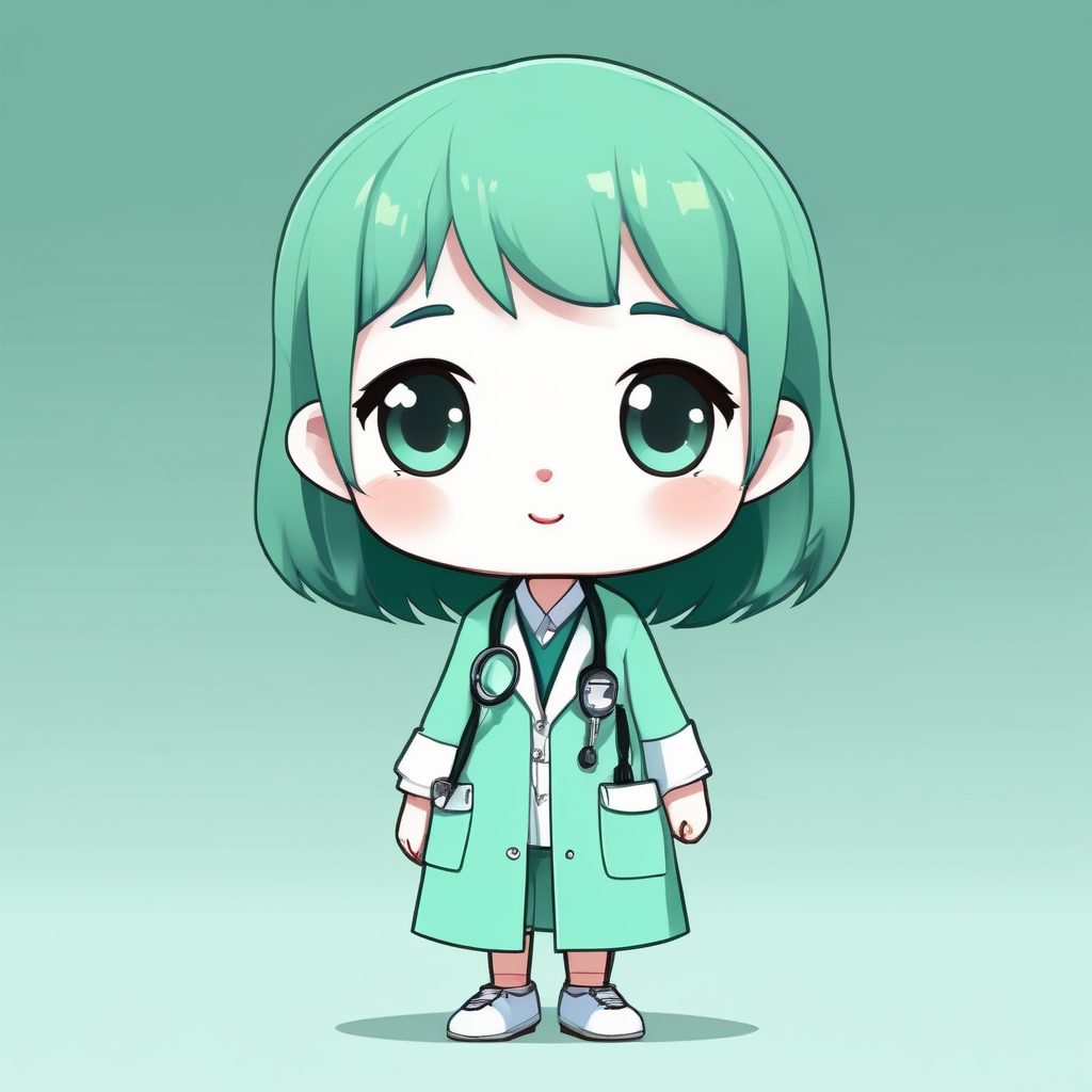 🏥甜心医生来啦！Q版职业人设，温柔治愈系头像生成