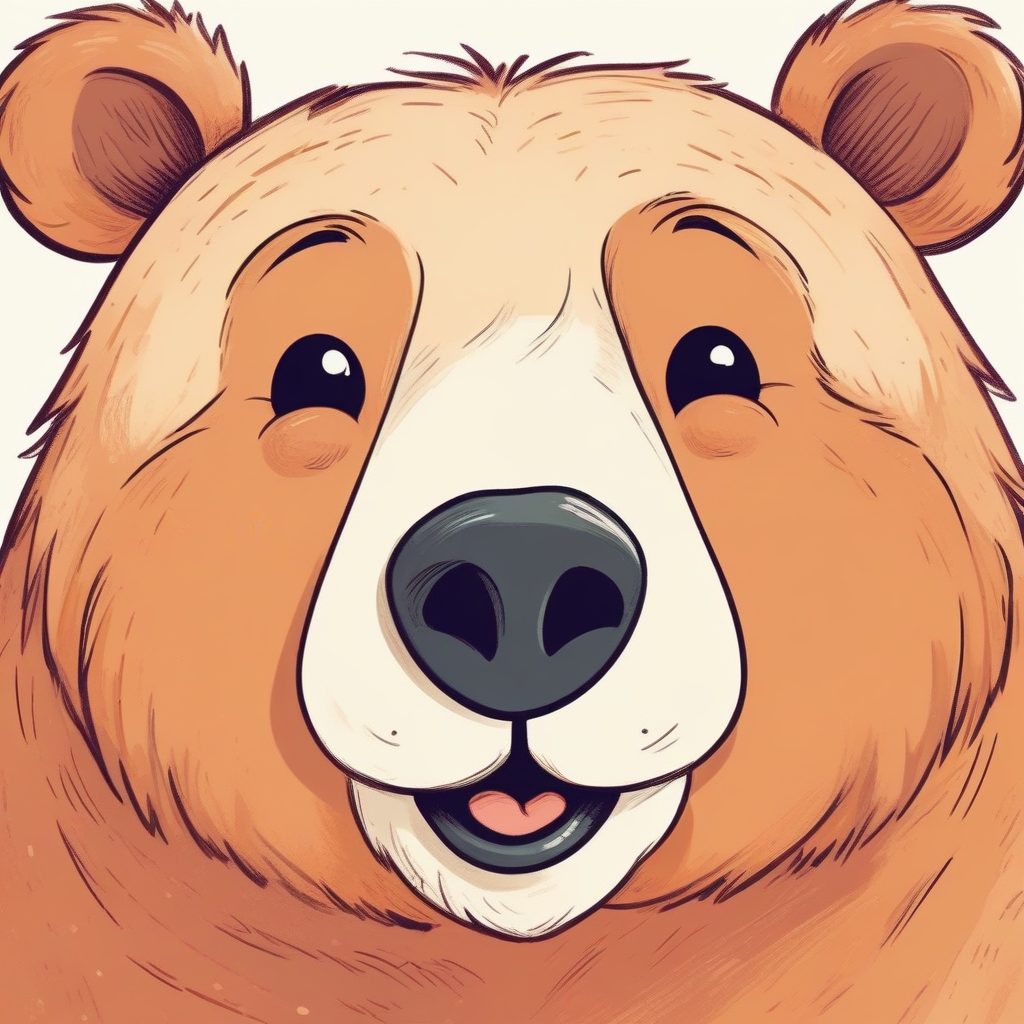 🧸头像换新！超萌小熊手办，彩色铅笔勾勒，暖色调可爱到爆棚！