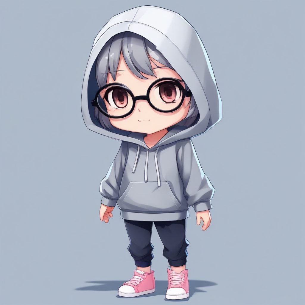 💻技术宅专属！高冷高级感程序员Chibi，极简风壁纸/头像素材