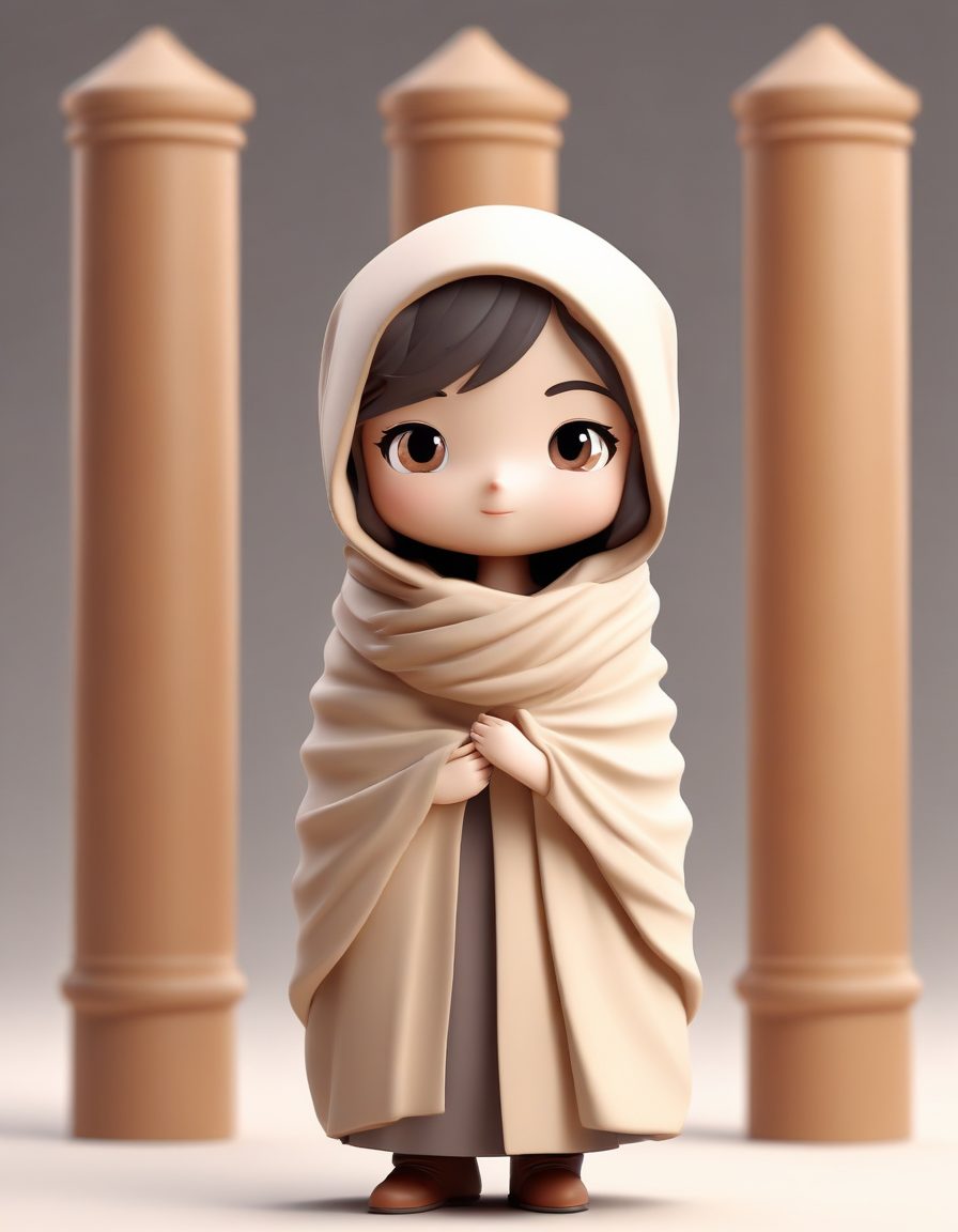 🥶 围巾绕三圈！被围巾淹没的可爱Q版