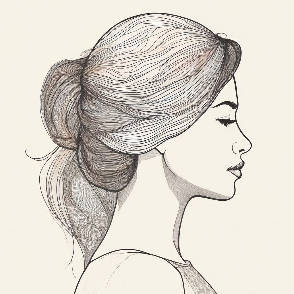 👩🏻‍🦱文艺感爆棚！极简线条人物剪影，彩铅手绘风，小众高级头像！