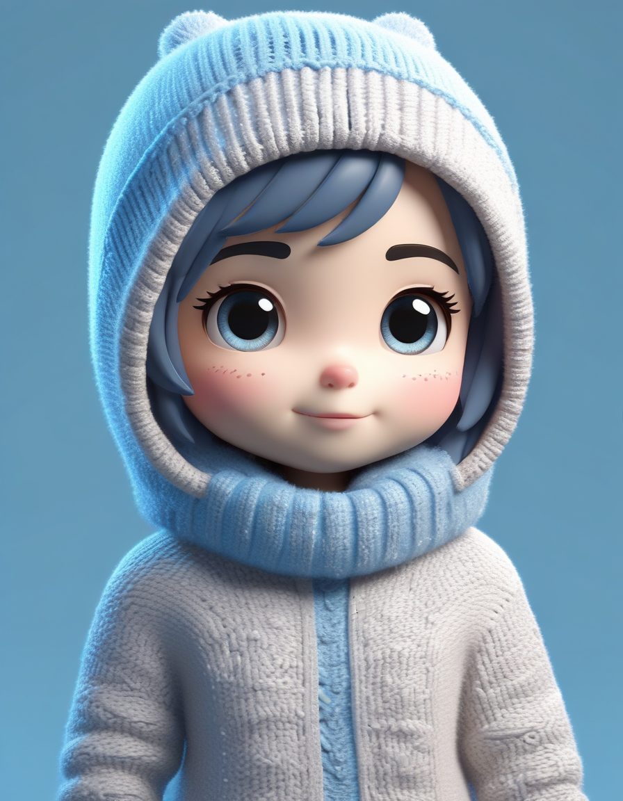 🥶 我好冷!冻得缩脖子的可爱Q版